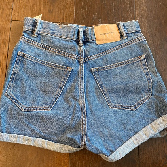 Pull and beat jean shorts - denim - Picture 2 of 3